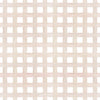 KIT DE 5 ROLOS - 3,00m x 50cm - Papel de Parede Adesivo Xadrez Grid Bege