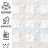 Papel de Parede Adesivo Xadrez Grid Bege e Azul