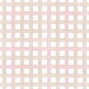 KIT DE 4 ROLOS - 3,00m x 50cm - Papel de Parede Adesivo Xadrez Grid Bege e Rosa