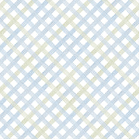 Papel de Parede Adesivo Trellis Aquarela Azul Claro e Verde