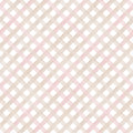 Papel de Parede Adesivo Trellis Aquarela Bege Claro e Rosa