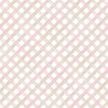 Papel de Parede Adesivo Trellis Aquarela Bege Claro e Rosa