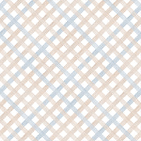 Papel de Parede Adesivo Trellis Aquarela Bege Claro e Azul