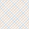 Papel de Parede Adesivo Trellis Aquarela Bege Claro e Azul