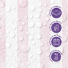 Papel de Parede Adesivo Listrado Aquarela Rosa
