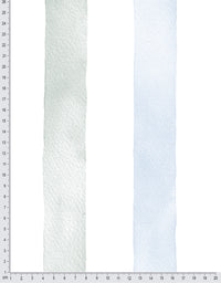 Papel de Parede Adesivo Listrado Aquarela Azul e Verde