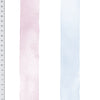 Papel de Parede Adesivo Listrado Aquarela Azul e Rosa