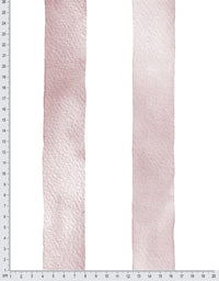 Papel de Parede Adesivo Listrado Aquarela Rosa Blush