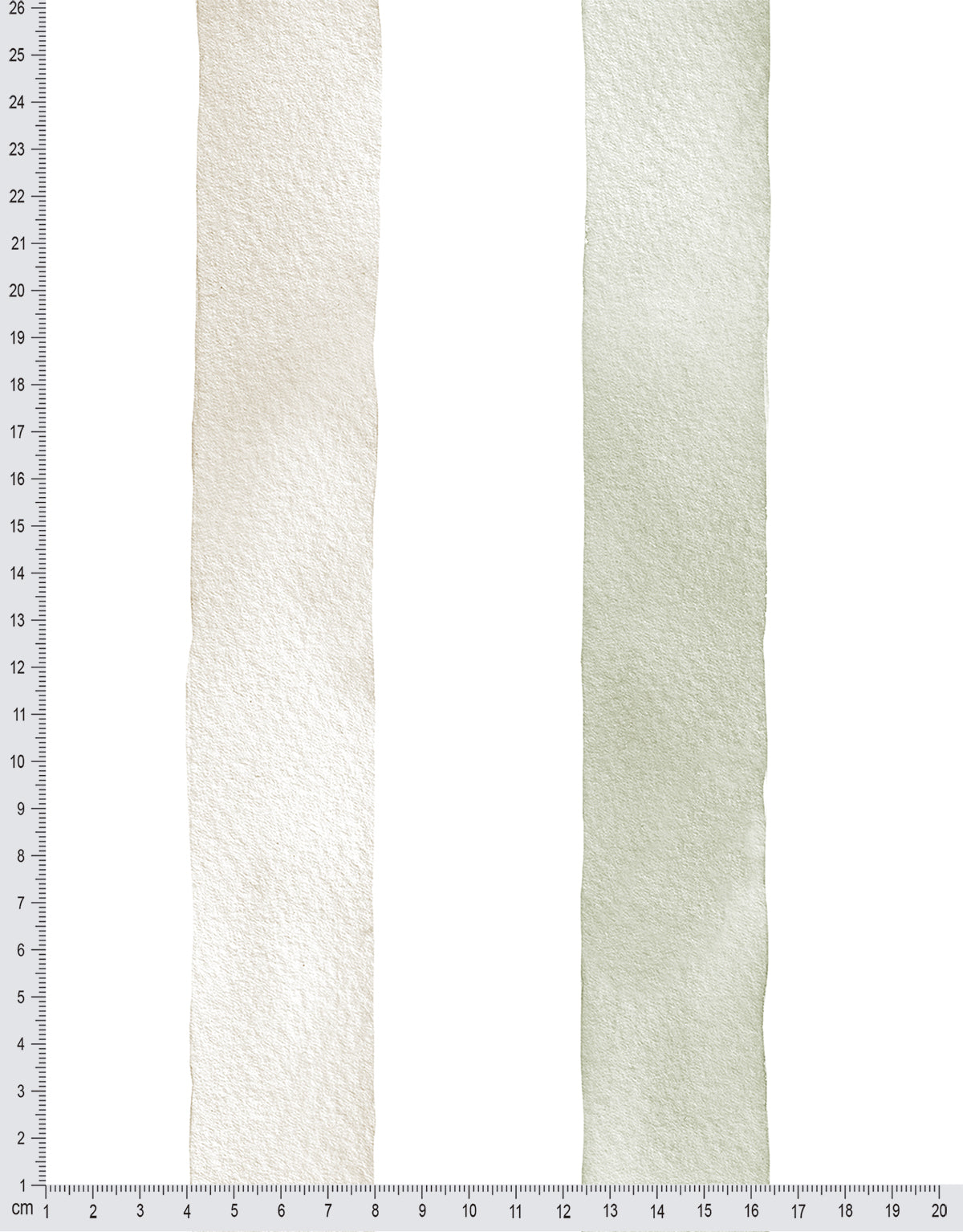 Papel de Parede Adesivo Listrado Aquarela Nude e Verde