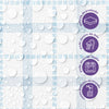 Papel de Parede Adesivo Xadrez Pontilhado Azul