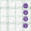 Papel de Parede Adesivo Xadrez Pontilhado Verde