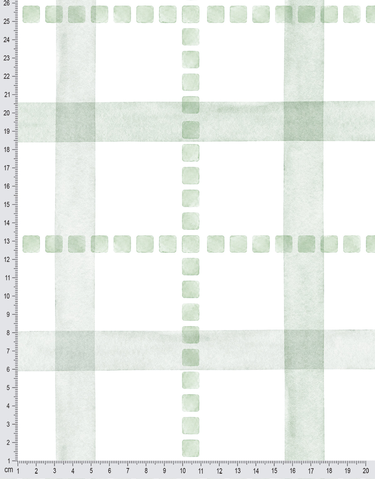 Papel de Parede Adesivo Xadrez Pontilhado Verde