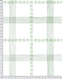 Papel de Parede Adesivo Xadrez Pontilhado Verde