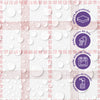 Papel de Parede Adesivo Xadrez Pontilhado Rosa