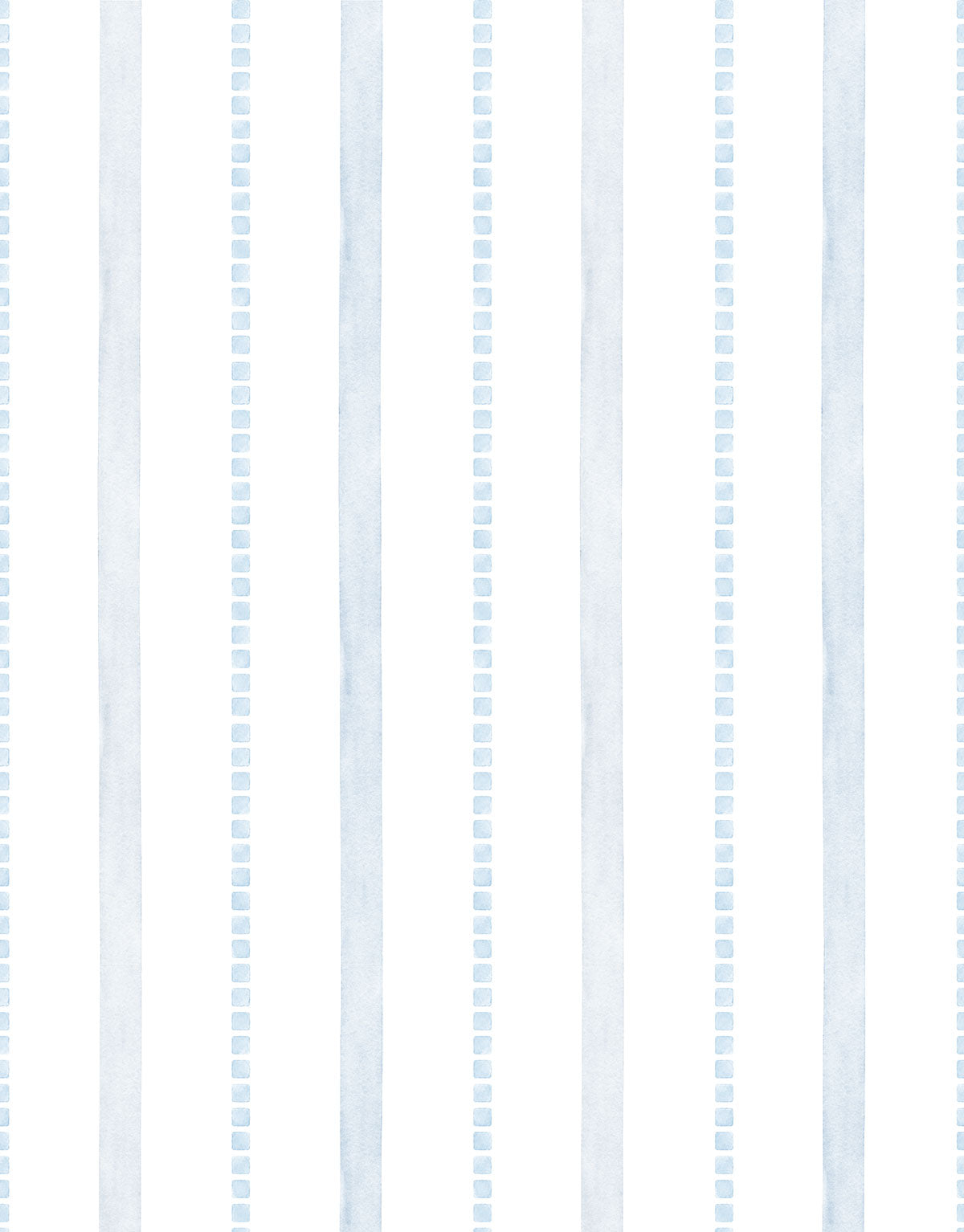 Papel de Parede Adesivo Listrado Pontilhado Azul
