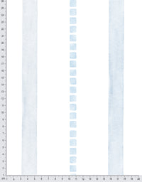 Papel de Parede Adesivo Listrado Pontilhado Azul
