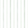Papel de Parede Adesivo Listrado Pontilhado Verde