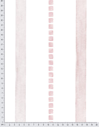 Papel de Parede Adesivo Listrado Pontilhado Rosa