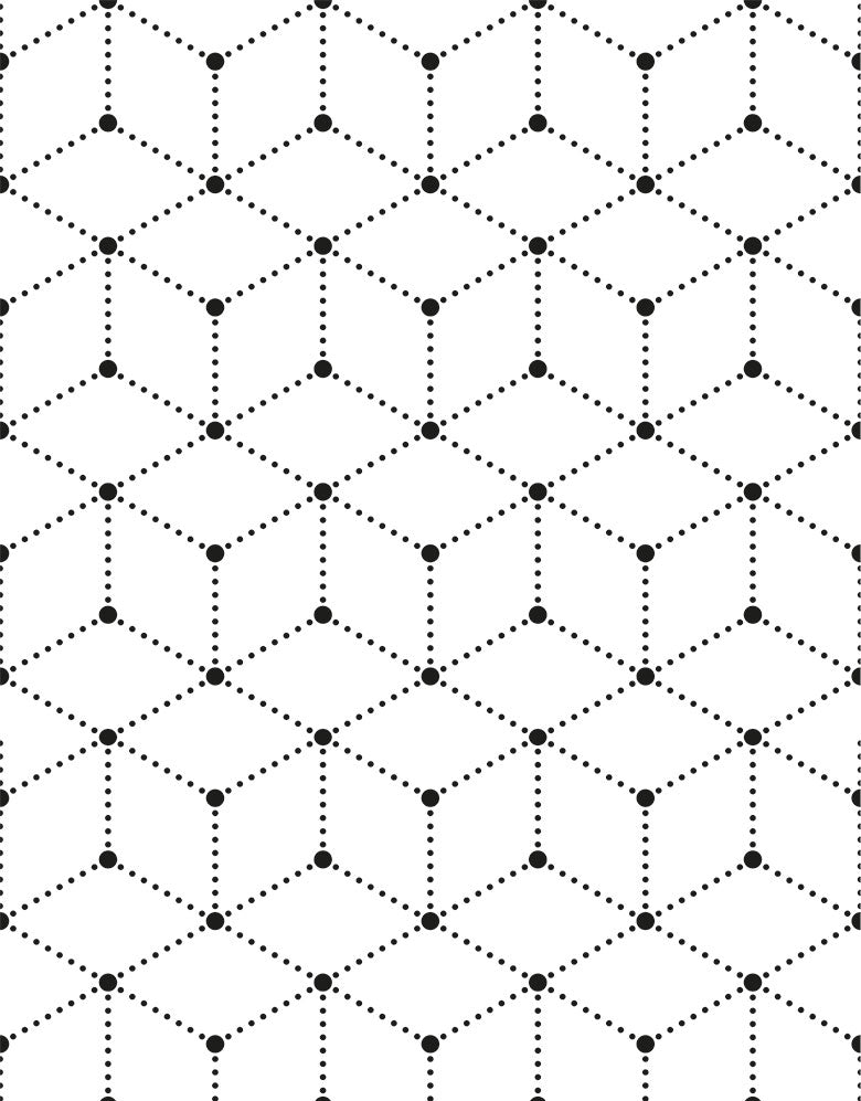 Adesivo Papel de Parede Grid Cubes