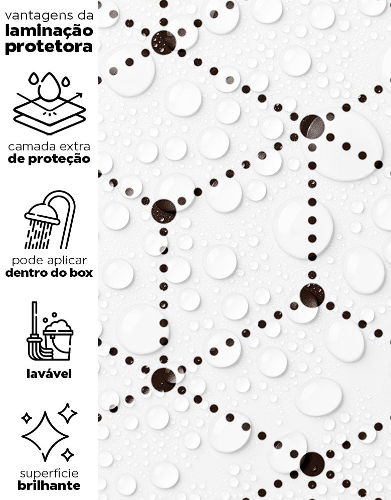 Adesivo Papel de Parede Grid Cubes