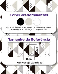 Papel de Parede Adesivo Triângulo Invertido