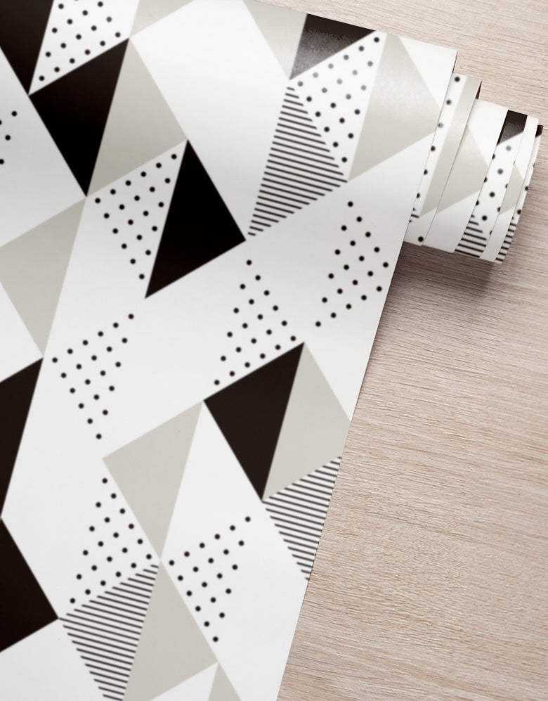 Papel de Parede Adesivo Triângulo Invertido