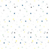 KIT DE 3 ROLOS - 3,00m x 50cm - Papel de Parede Adesivo Triângulos Baby