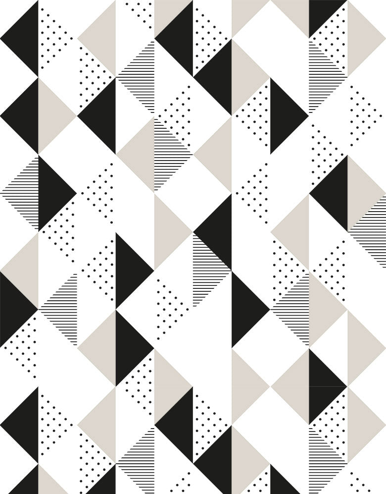 Papel de Parede Adesivo Triângulo Invertido