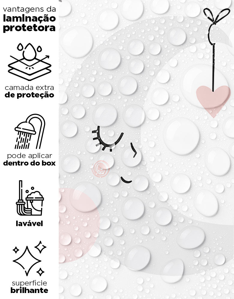 KIT DE 7 ROLOS - 2,50m x 50cm - Papel de Parede Céu Estrelado Menina