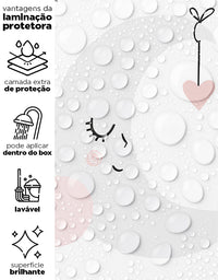 KIT DE 7 ROLOS - 2,50m x 50cm - Papel de Parede Céu Estrelado Menina