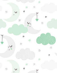 Papel de Parede Autocolante Céu Estrelado Menino