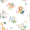Papel de Parede Safari Rosa Bebê