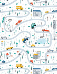 Papel de Parede Adesivo Cidade de Brinquedo