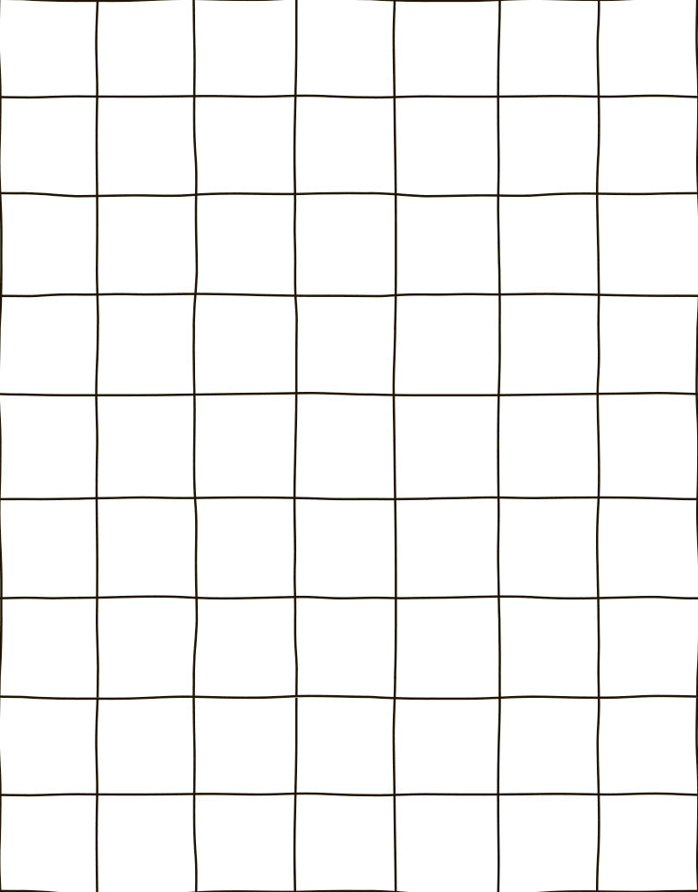 KIT DE 8 ROLOS - 1,50m x 50cm - Papel de Parede Adesivo Quadrados Tortos