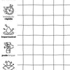 KIT DE 8 ROLOS - 1,50m x 50cm - Papel de Parede Adesivo Quadrados Tortos