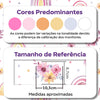 KIT DE 4 ROLOS - 1,00m x 50cm - Papel de Parede Adesivo Arco Iris Boho