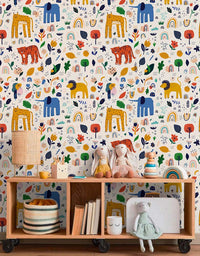 Papel de Parede Infantil Safari Boho