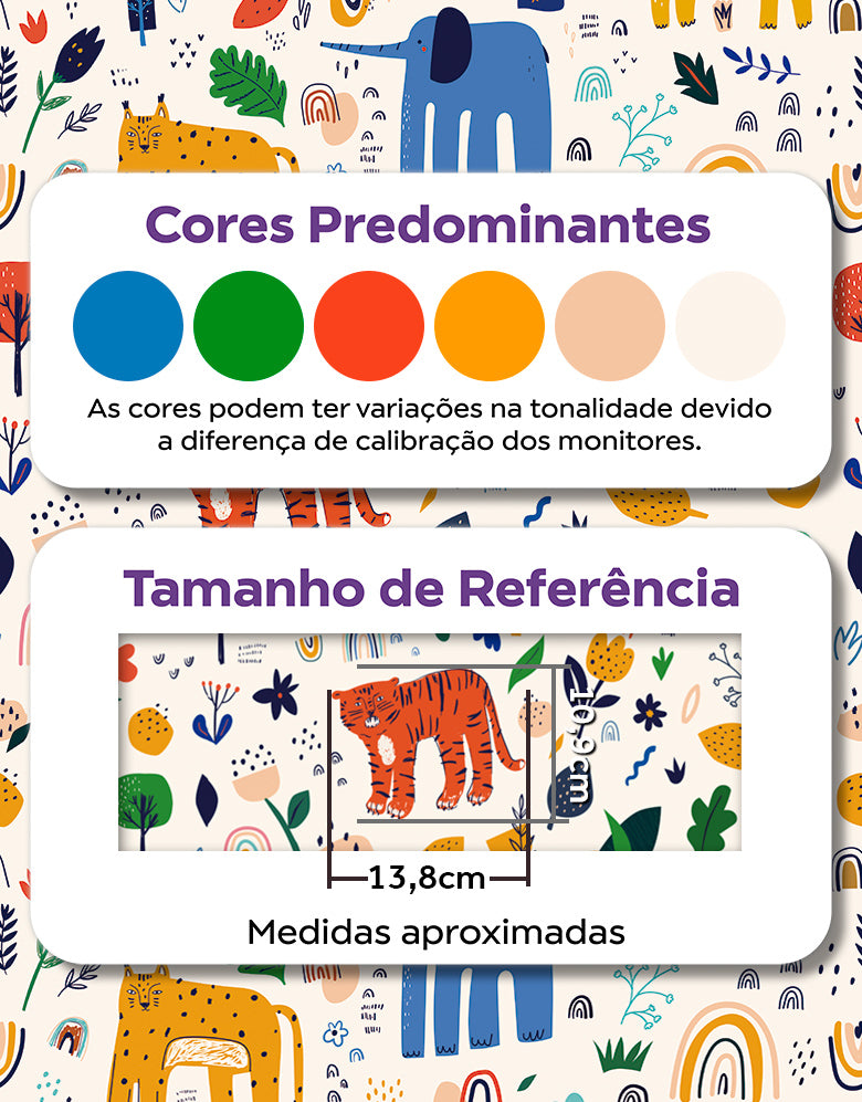 Papel de Parede Infantil Safari Boho