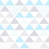 Papel de Parede Adesivo Triângulo Azul