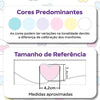 KIT DE 8 ROLOS - 1,50m x 50cm - Papel de Parede Corações Coloridos