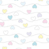 Papel de Parede Corações Coloridos