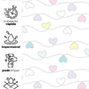 Papel de Parede Corações Coloridos