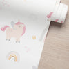 Papel de Parede Adesivo Unicórnio Estelar