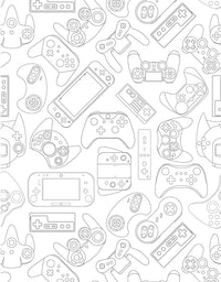 Papel de Parede Adesivo Gamer Light