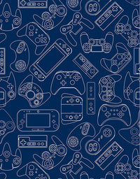 KIT DE 4 ROLOS - 3,00m x 50cm - Papel de Parede Adesivo Gamer Dark