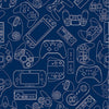 KIT DE 4 ROLOS - 3,00m x 50cm - Papel de Parede Adesivo Gamer Dark