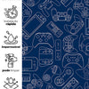 KIT DE 4 ROLOS - 3,00m x 50cm - Papel de Parede Adesivo Gamer Dark