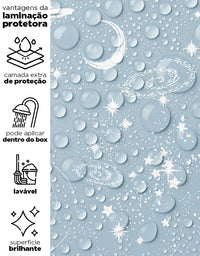 Papel de Parede Adesivo Universo Estrelado