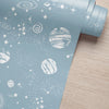 KIT DE 5 ROLOS - 2,50m x 50cm - Papel de Parede Adesivo Universo Estrelado