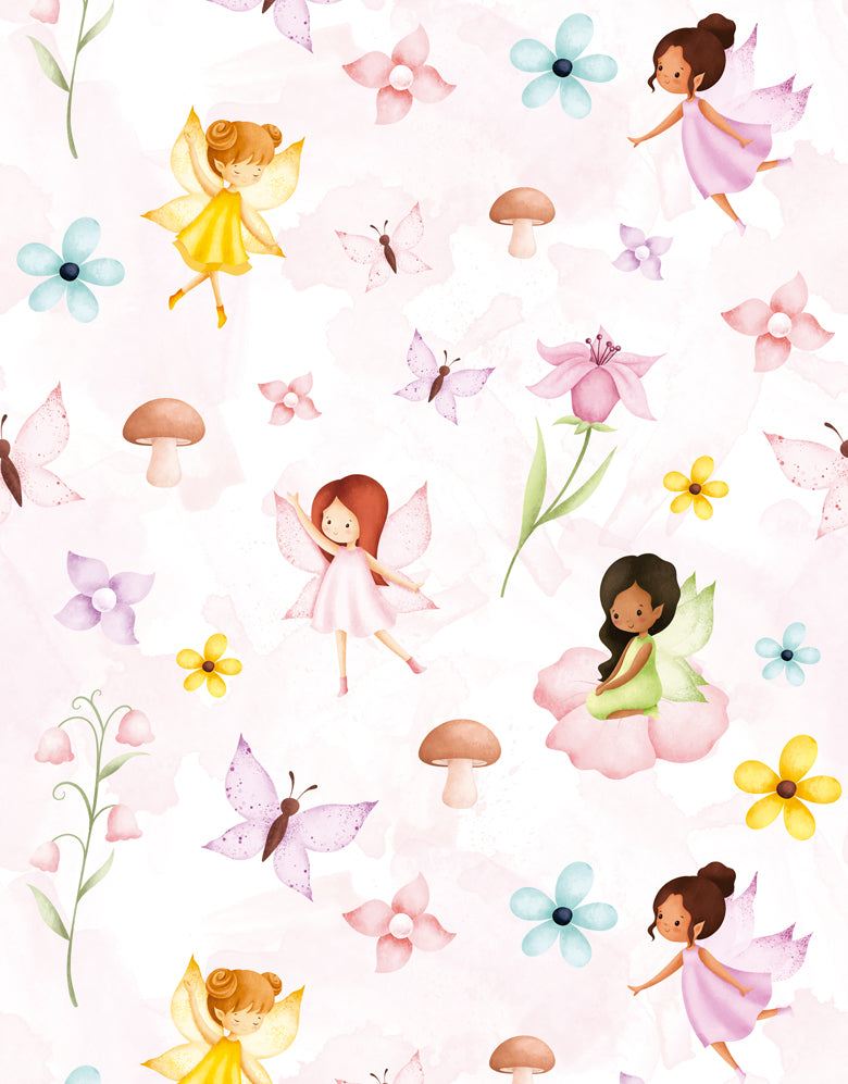 Papel de Parede Adesivo Fadinhas